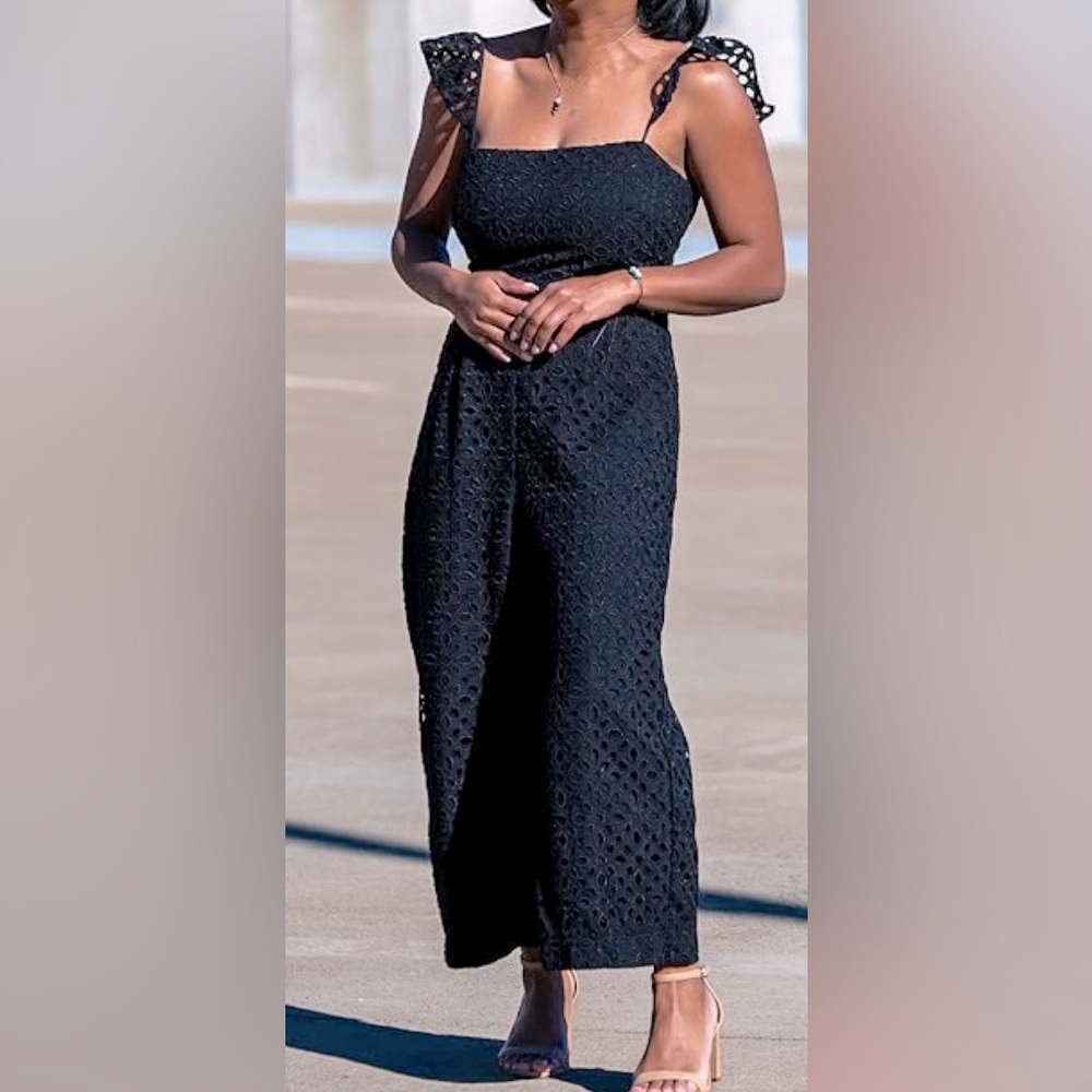 J.Crew, Black jumpsuit, size 8P, CB2003